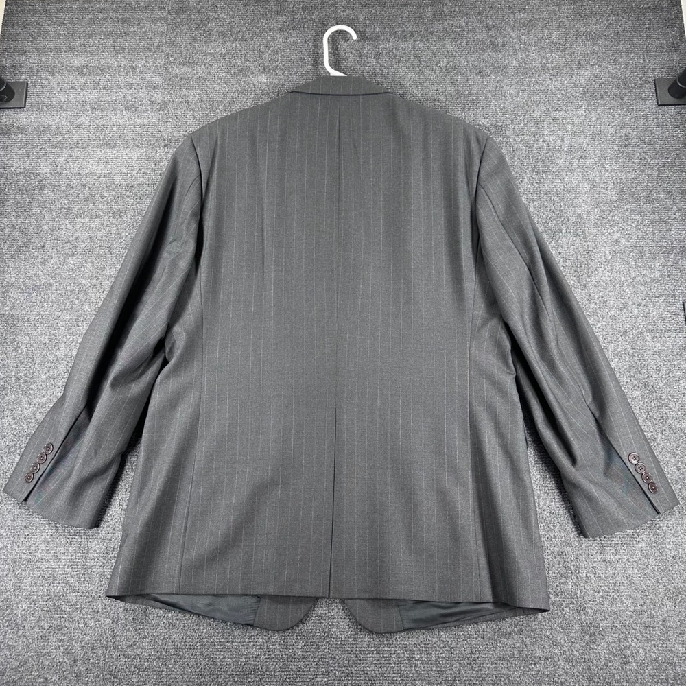 Brooks Brothers Blazer Mens 44 Regular Grey Pinstripe 346 Wool Stretch Coat - Picture 9 of 16